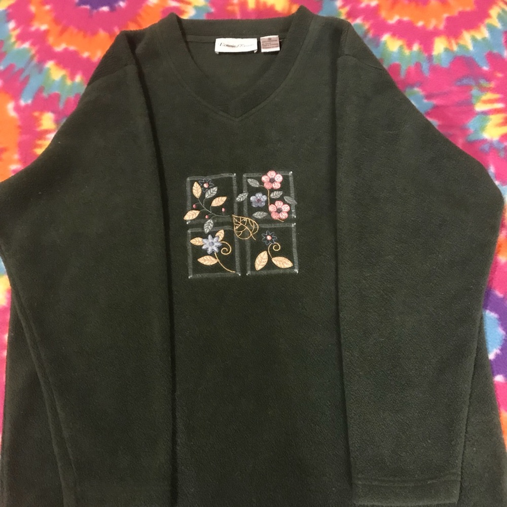 Green Fleece sweater